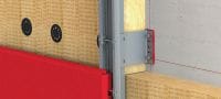 Consolă FOX VI L Consolă versatilă de perete pentru instalarea structurilor secundare de fațade Rainscreen Aplicații 9