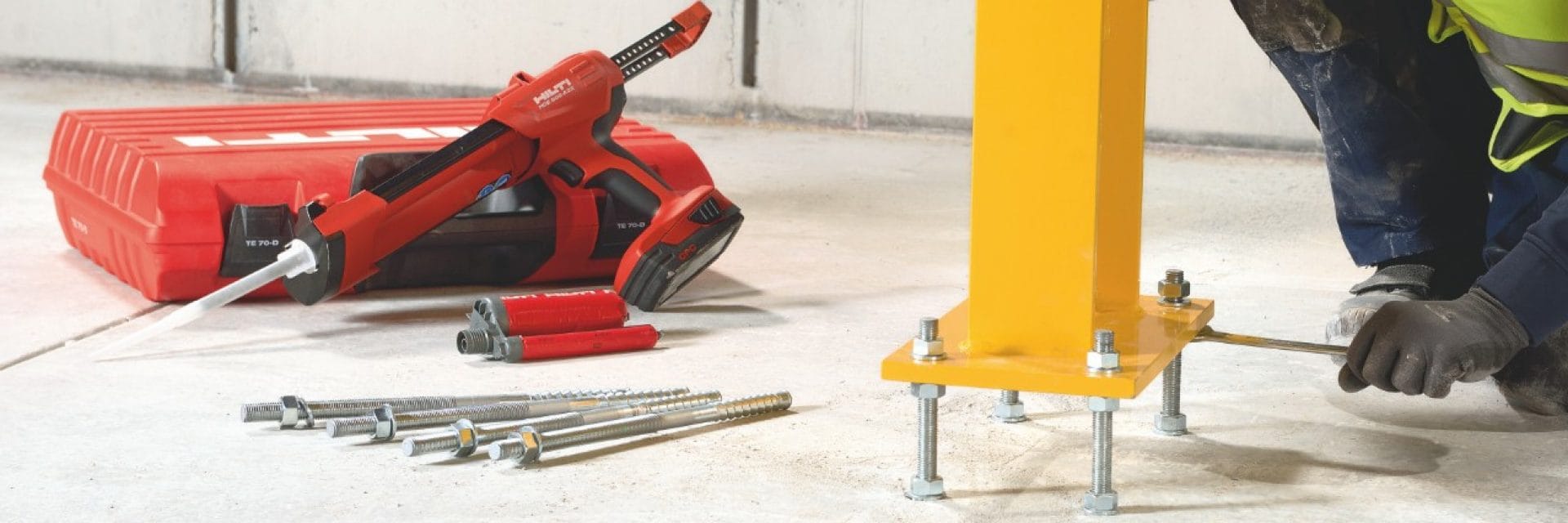 Instalarea ancorei cu sistemul SafeSet