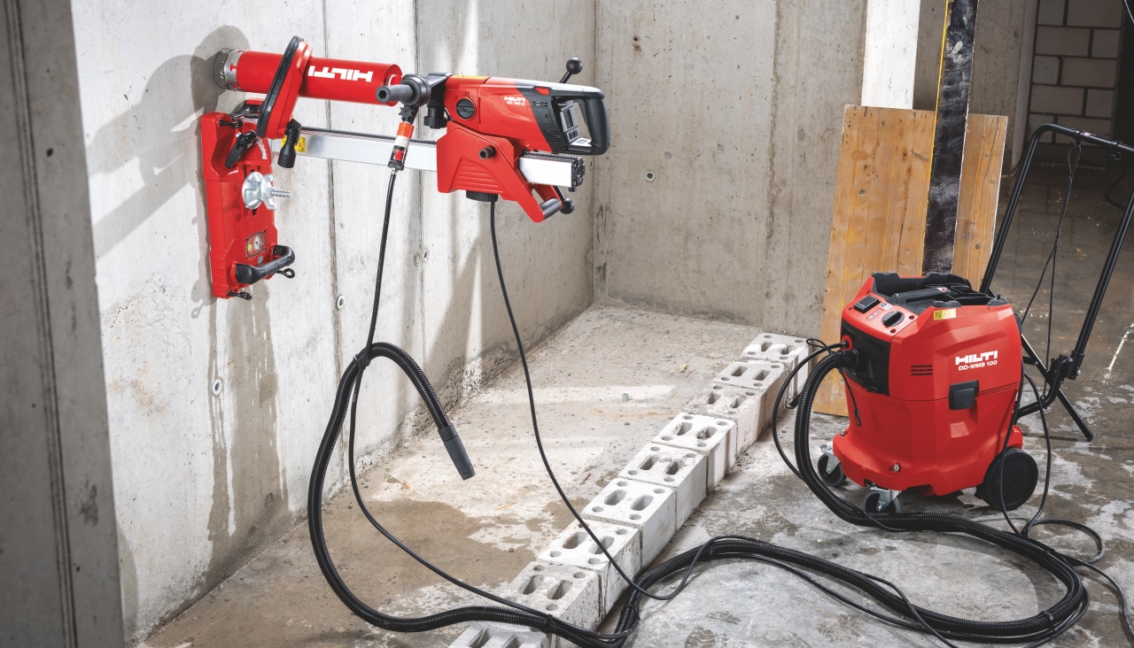 Soluzioni Hilti per il carotaggio a diamante