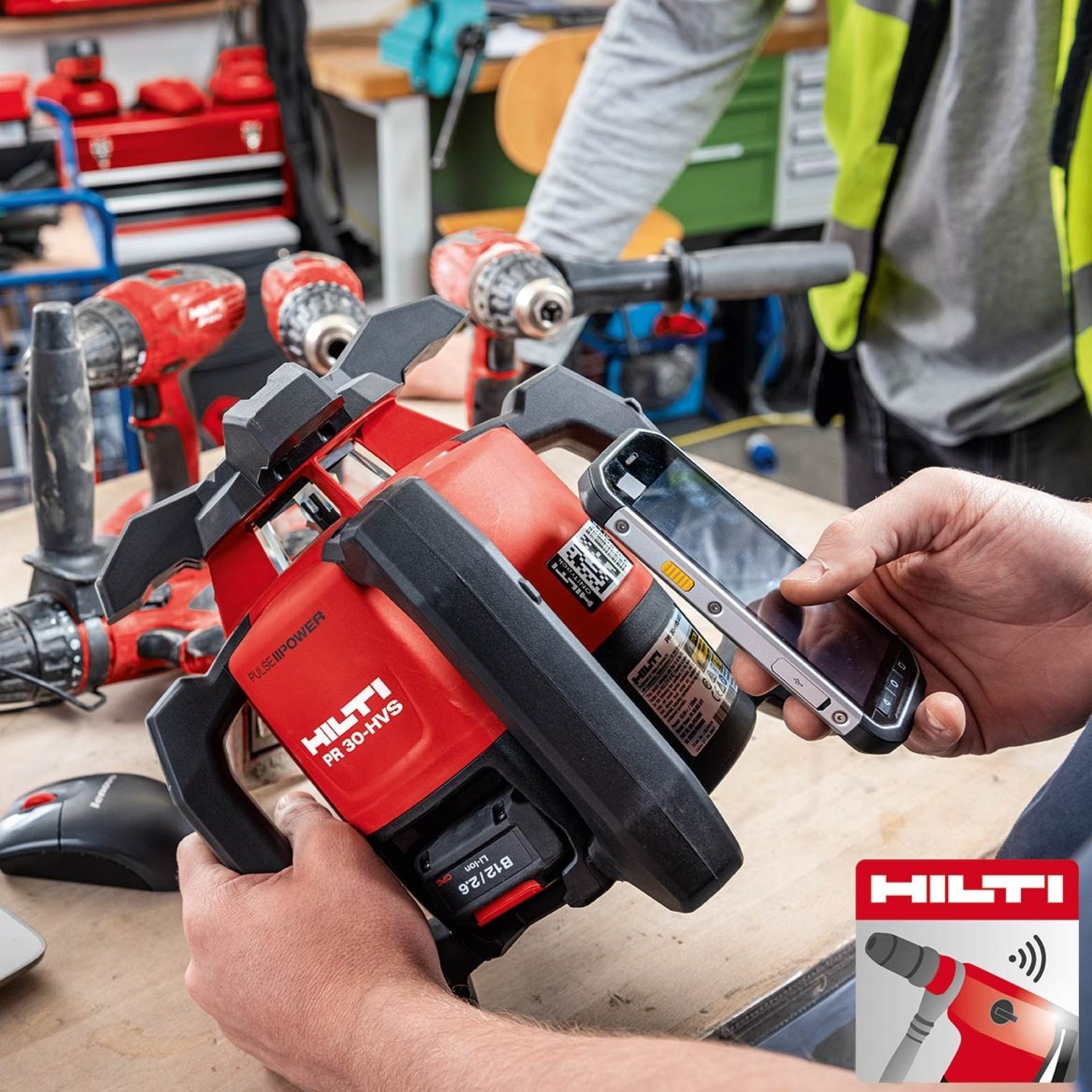 Hilti Connect App brings hassle-free tool services to your fingertips. Download from the App Store and Google Play