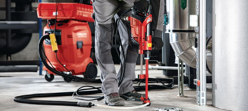 Coroană abrazivă SPX-T Coroană performantă pentru carotare în beton foarte abraziv – pentru utilizare cu prinderile DD EC-1 și DD 30-W (inclusiv prindere rapidă Hilti C+) Aplicații 1