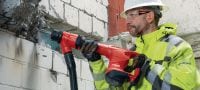 Demolator ușor TE 500 SDS-Max Ciocan demolator SDS Max (TE-Y) rezistent pentru lucrări ușoare de dăltuire în beton și zidărie Aplicații 8