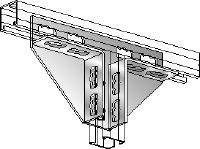 MV 3/2 D-X Conector profil galvanizat flexibil pentru structuri bidimensionale