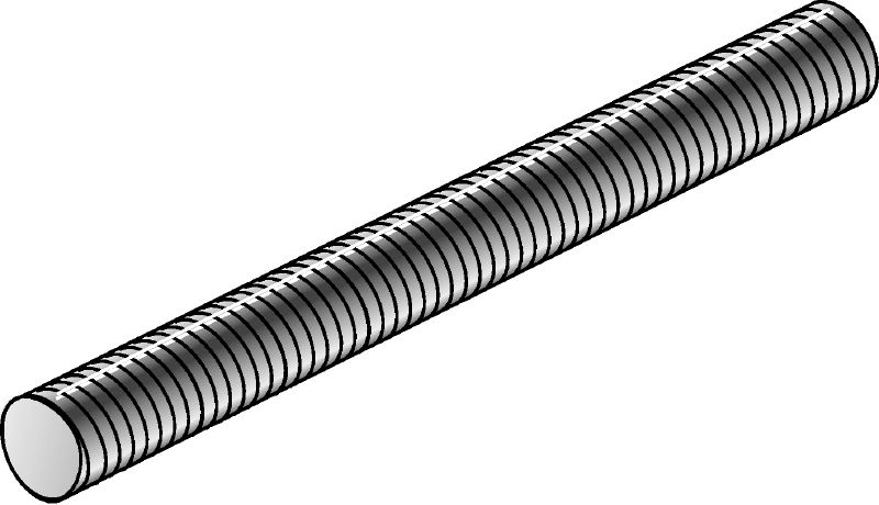 AM Tijă filetată galvanizată cu oțel de grad 4,8 utilizată ca accesoriu pentru diverse aplicații