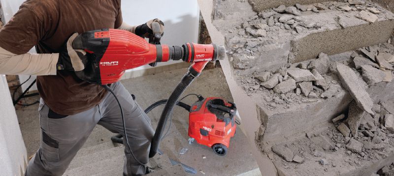 Ciocan demolator TE 700-AVR SDS Max Ciocan demolator puternic SDS Max (TE-Y), pentru lucrări grele de dăltuire în beton și zidărie, cu sistem activ de reducere a vibrațiilor (AVR) Aplicații 1