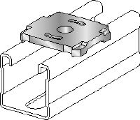 Placă pregăurită MQZ-L-R Placă perforată din oțel inoxidabil (A4) pentru montarea și ancorarea elementelor trapezoidale