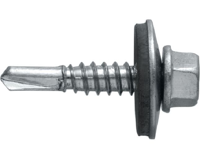 Șuruburi autoforante pentru metal S-MD LS Șurub autoforant (oțel inoxidabil A2) cu șaibă pentru fixări metal pe metal de grosime mică și medie (până la 4 mm)