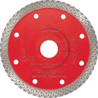 Disc diamantat pentru plăci ceramice dure SPX Disc diamantat de ultimă generație pentru o performanță superioară de tăiere a plăcilor ceramice dure, cum ar fi gresia porțelanată și granitul.