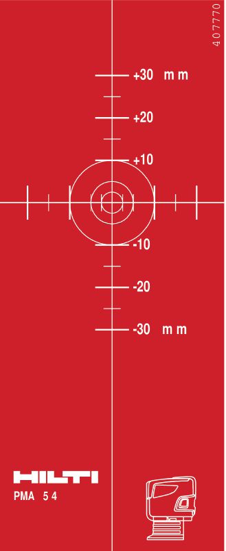 Placă țintă PMA 54 (MM) (3) 