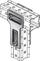 Conector MIC-T Conector zincat la cald (HDG) pentru fixarea grinzilor MI perpendicular una pe alta Aplicații 1