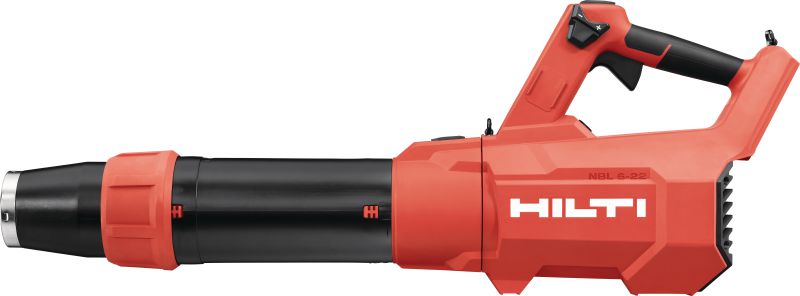 Suflantă NBL 6-22 pe acumulator Suflantă puternică pentru curățarea resturilor de pe șantier și pregătirea suprafețelor de lucru (platforma de acumulatori Nuron)