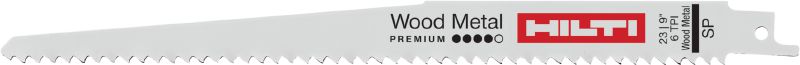 Tăiere premium în lemn, cu conținut metalic Lamă de ferăstrău longitudinal premium pentru demolare în lemn cu cuie Rezistente în metal și rapide în tăierea lemnului
