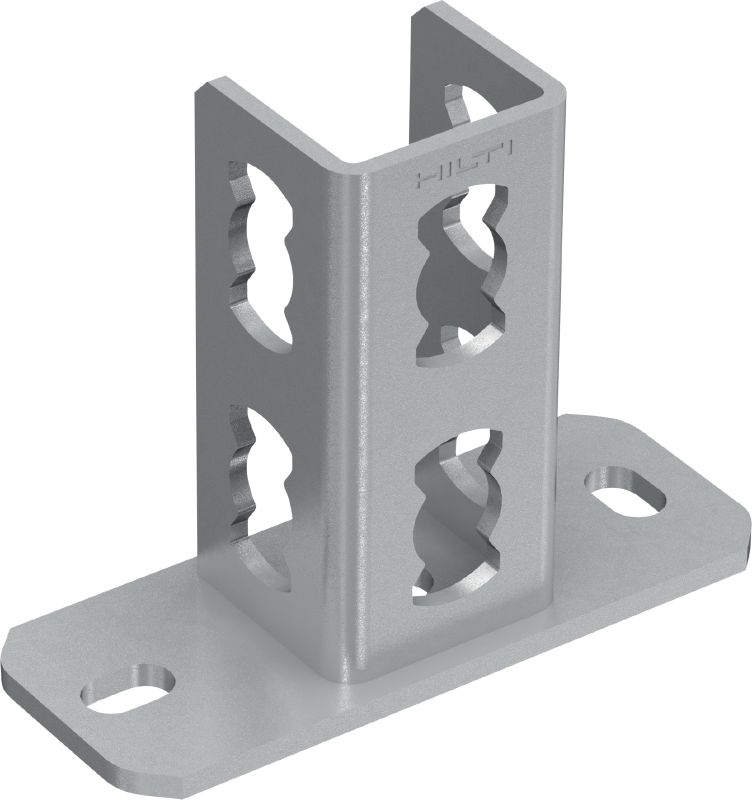 Talpă de profil MQP-41 Talpă de profil galvanizată pentru fixarea profilelor MQ pe beton