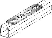 Conector profil MQV-F Conector profil plat, zincat la cald, utilizat ca prelungitor longitudinal pentru profilele MQ pentru montanți