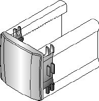 Capac profil MM-E Capac profil pentru acoperirea capetelor profilelor MM Hilti pentru montanți