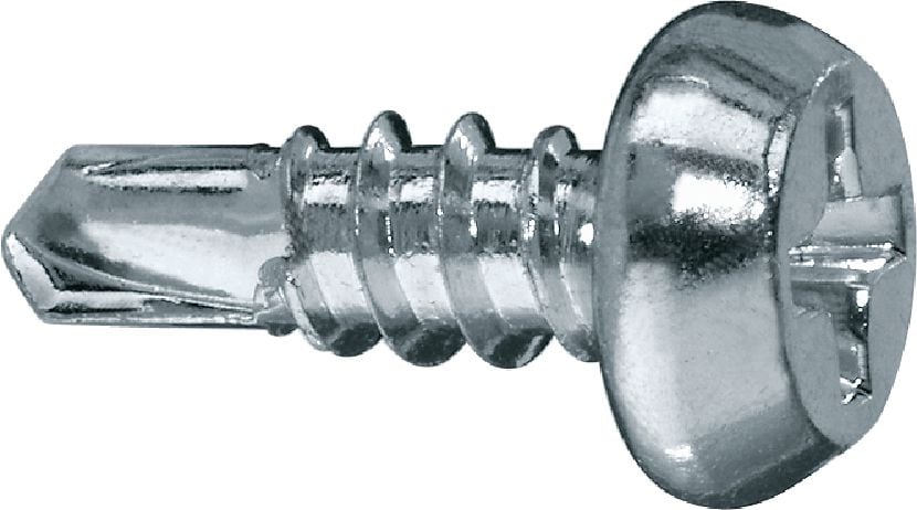 Șuruburi autoforante pentru rame S-DD 02 Z Șurub metalic pentru interior (burghiu/cap rotund)