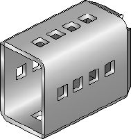 Conector MIC-SC Conector zincat la cald (HDG), utilizat în combinație cu plăcile de bază MI care permit libera poziționare a grinzii