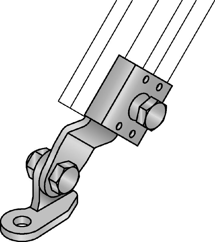 Conector longitudinal antiseismic MQS-SP-L Conector longitudinal antiseismic