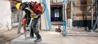 Burghiu rotopercutor în sistem metric TE-YD (SDS Max) Burghiu rotopercutor SDS Max (TE-Y) performant pentru găurire aproape fără praf în beton Aplicații 3