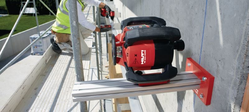 Nivelă cu laser rotativ pentru utilizare în exterior PR 30-HVS A12 Laser rotativ cu utilizare la exterior cu funcții automate de aliniere verticală și introducerea digitală a pantelor Aplicații 1