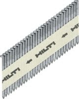 Cuie galvanizate profilate GX-WF Cui profilat pentru fixarea lemnului pe lemn, pentru utilizare cu pistolul de implantat cuie tip GX 90-WF