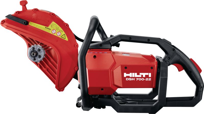 Fierăstrău cu motor electric DSH 700-22 (mâner posterior) Fierăstrău cu motor electric, cu mâner posterior, pentru sarcini mari, pe acumulator, pentru beton, metal și zidărie (platforma de acumulatori Nuron)