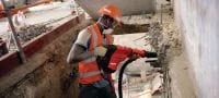 Sistem de îndepărtare a prafului TE DRS-Y Sistem de aspirare a prafului pentru găurire și dăltuire în beton cu rotopercutoarele Hilti SDS Max (TE-Y) Aplicații 2