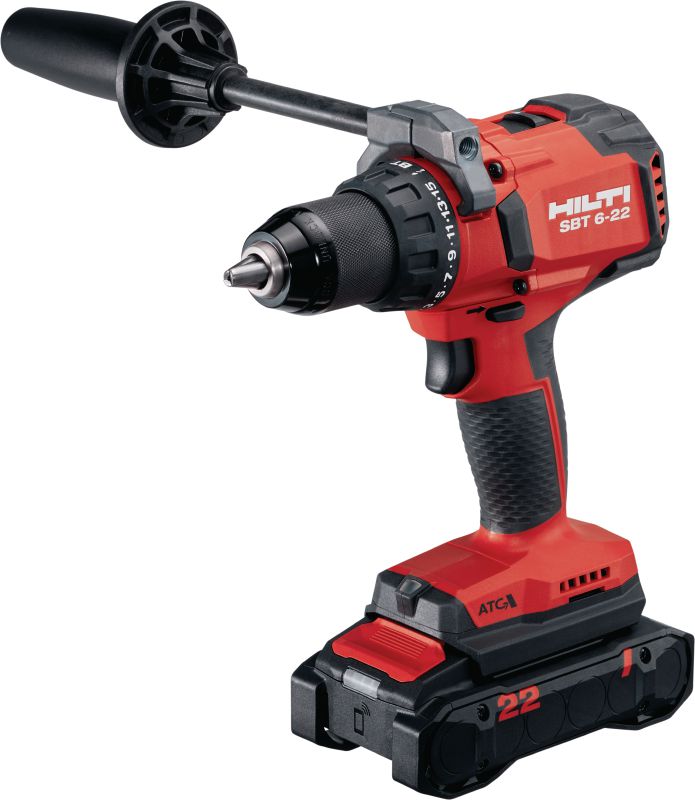 Mașină de găurit/șurubelniță pe acumulator SBT 6-22 Sculă de găurire și înșurubare/deșurubare pentru găurire prealabilă și instalarea de bolțuri filetate S-BT (platforma pe acumulatori Nuron)