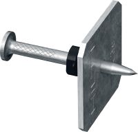Cuie pentru beton X-C P8S cu șaibă Cui individual premium cu șaibă din oțel pentru fixarea cu scule cu acționare cu capse pe beton