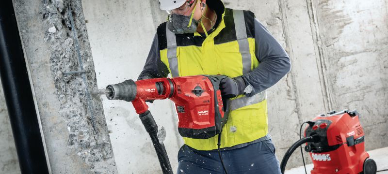 Rotopercutor TE 70-ATC/AVR Rotopercutor SDS Max (TE-Y) foarte puternic pentru lucrări de găurire și dăltuire în beton, pentru sarcini mari Aplicații 1