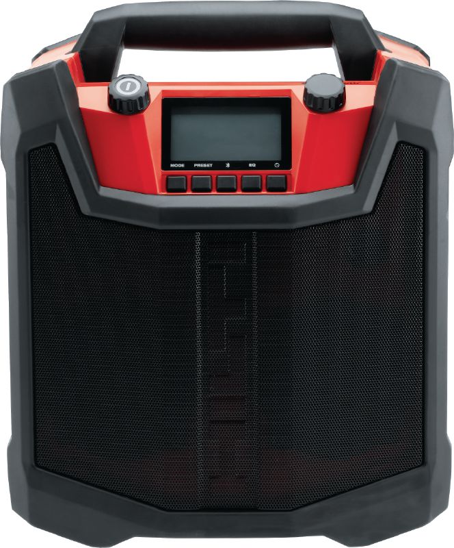 Radio încărcător RC 4/36-DAB Radio rezistent pentru șantier cu DAB, asociere Bluetooth® și încărcător pentru acumulatori Hilti de 12 V – 36 V