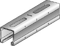 MQ-41-R Conector MQ pentru montant, din oțel inoxidabil (A4), cu înălțimea de 41 de mm, pentru aplicații cu sarcini medii