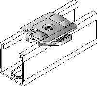 MM-S Conector galvanizat pentru coliere pentru fixarea componentelor filetate pe profilele MM pentru montanți