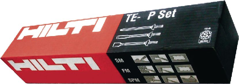Seturi de dălți TE-TX Seturi mixte de burghie tip daltă SDS Top (TE-T) pentru ciocane pneumatice electrice