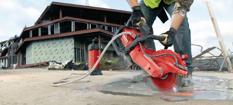 Fierăstrău pe acumulator DSH 600-22 Fierăstrău cu motor electric, pentru sarcini mari, pe acumulator, pentru beton, metal și zidărie (platforma de acumulatori Nuron) Aplicații 1
