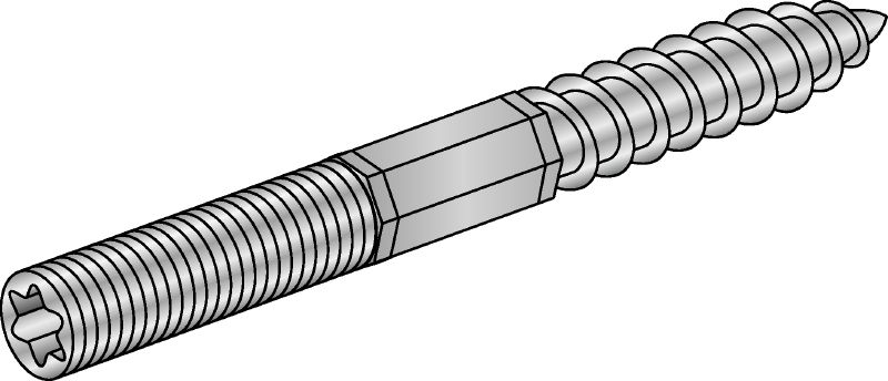 Bolț de suspendare galvanizat 4,6 cu cap Torx Bolț de suspendare galvanizat cu oțel clasa 4,6 și cap Torx