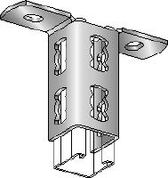 Conector pentru profile MQV-R Conector pentru profile din oțel inoxidabil (A4), utilizat ca prelungitor longitudinal pentru profilele MQ pentru montanți