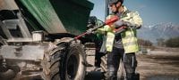 Aparat de curățare cu presiune PC 2-22 pe acumulator Aparat de curățare portabil cu presiune de lucru de 40 de bari (580 PSI), pentru operațiuni de curățare ușoară pe șantier (platforma de acumulatori Nuron) Aplicații 3