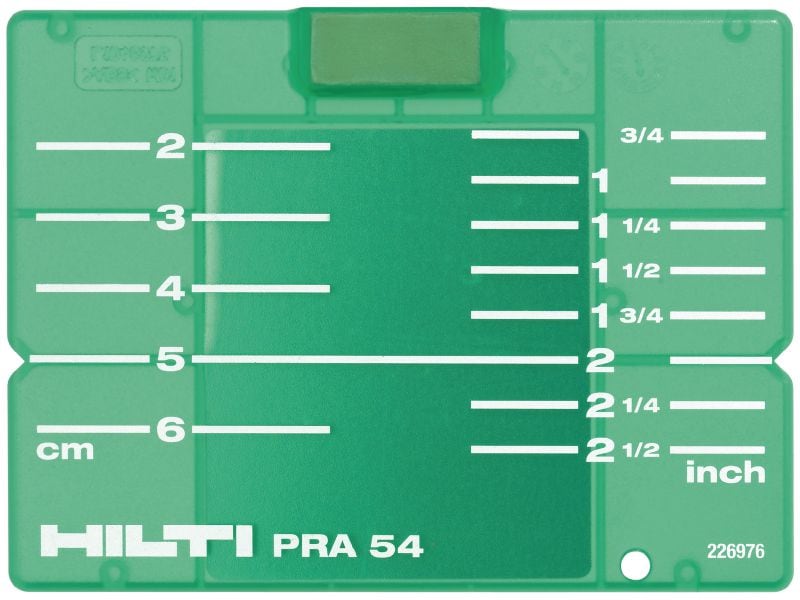 Placă țintă PRA 54 (CM/IN) 