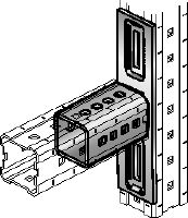 Conector MIC-L Conector zincat la cald (HDG) pentru fixarea grinzilor MI perpendicular una pe alta