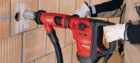 Sistem de îndepărtare a prafului TE DRS-Y Sistem de aspirare a prafului pentru găurire și dăltuire în beton cu rotopercutoarele Hilti SDS Max (TE-Y) Aplicații 4