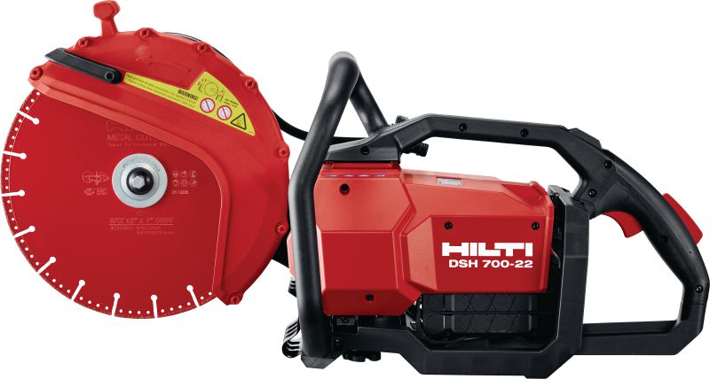 Fierăstrău cu motor electric DSH 700-22 (mâner posterior) Fierăstrău cu motor electric, cu mâner posterior, pentru sarcini mari, pe acumulator, pentru beton, metal și zidărie (platforma de acumulatori Nuron)