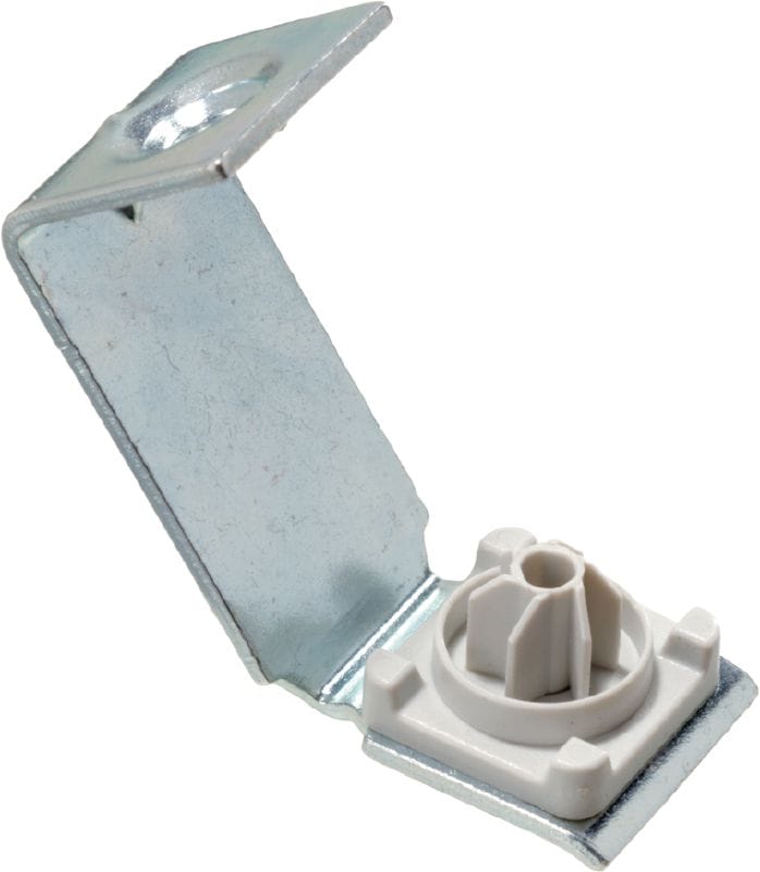 Clemă pentru tijă filetată X-EHS M MX Agățătoare metalică cu tijă filetată pentru fixarea instalațiilor electrice/mecanice de tavane utilizând cuie pe bandă
