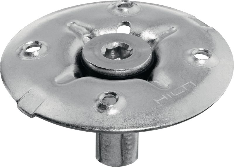 Disc pentru fixarea grătarelor X-FCM-R (oțel inoxidabil) Disc din oțel inoxidabil, pentru fixarea grătarelor pentru planșee cu bolțuri filetate, în medii foarte corozive