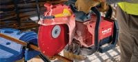 Fierăstrău pe acumulator DSH 600-22 Fierăstrău cu motor electric, pentru sarcini mari, pe acumulator, pentru beton, metal și zidărie (platforma de acumulatori Nuron) Aplicații 5