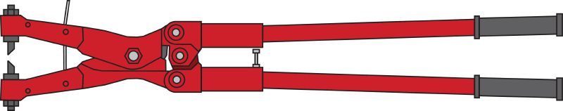 Poanson M-TSH-Z Perforați pentru a crea două găuri în același timp într-o tablă cu profil trapezoidal
