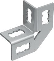 Conector colțar MQW-4-90 Colțar galvanizat, la 90 de grade, pentru conectarea mai multor profile MQ pentru montanți