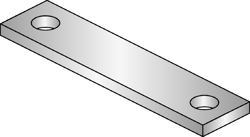 MIC-PS/MIC-PSP Conector zincat la cald (HDG) pentru fixarea tălpilor colier de profilele MI pentru aplicații cu sarcini mari, cu expandare