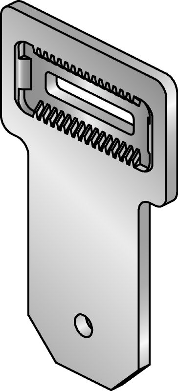 Conector MIC-U-A Conector multi-unghi zincat la cald (HDG), utilizat în combinație cu conectorii MIC-MAH pentru fixarea în unghi a profilelor MI între ele