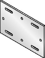 Placă de bază MIQB-S Placă de bază zincată la cald (HDG) pentru fixarea grinzilor MIQ pe oțel